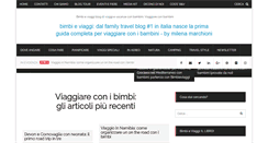 Desktop Screenshot of bimbieviaggi.it